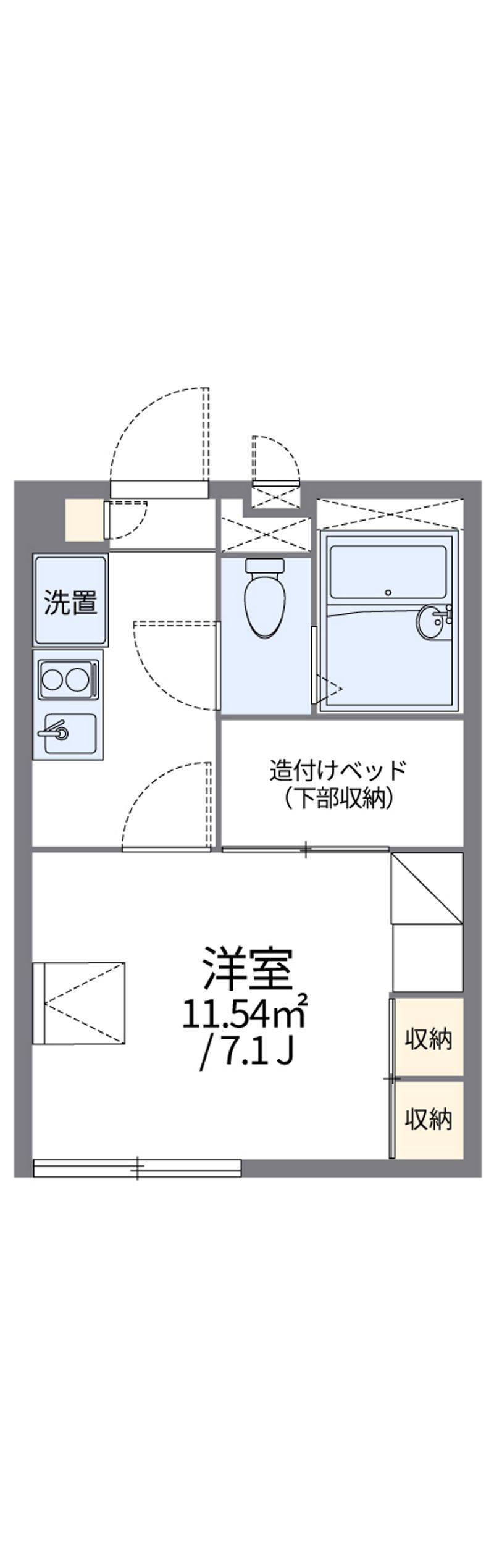 レオパレスウィン 間取図