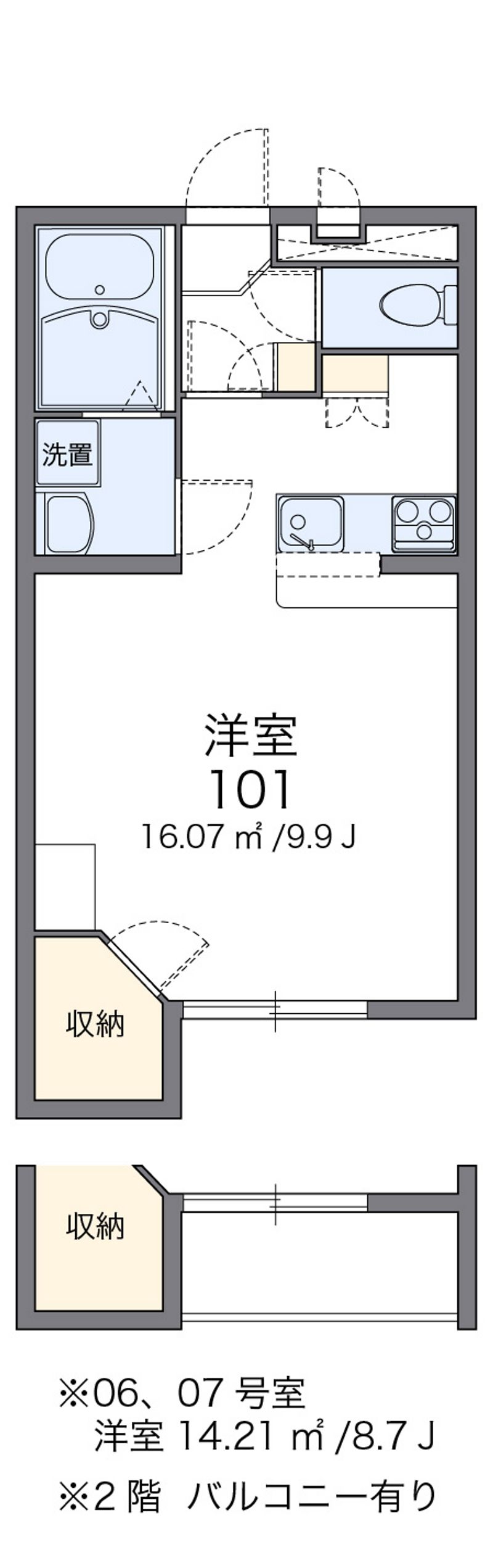 レオパレスＧａｒｄｅｎＰｌｏｔ 間取図