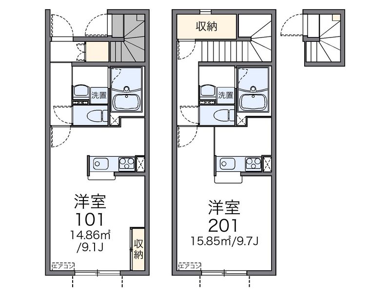レオネクスト銀河鉄道 間取図