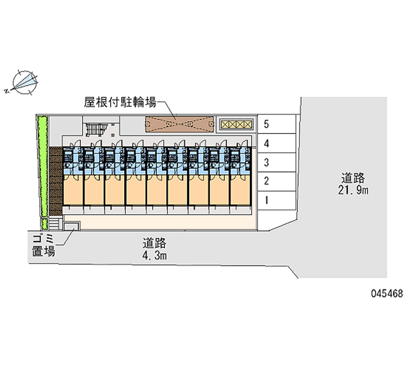 45468 bãi đậu xe hàng tháng