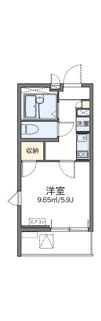 レオネクスト呉松Ⅰ 間取り図