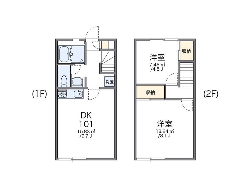 レオパレスコロネット 間取図