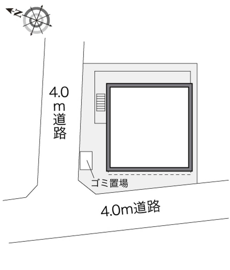 レオパレスエーデルワイス 配置図
