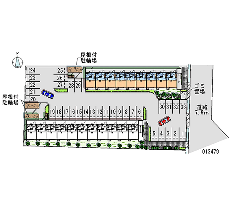 13479 bãi đậu xe hàng tháng