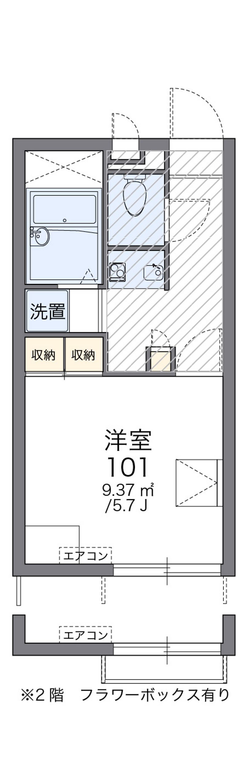 レオパレスＶＩＴＡ 間取図