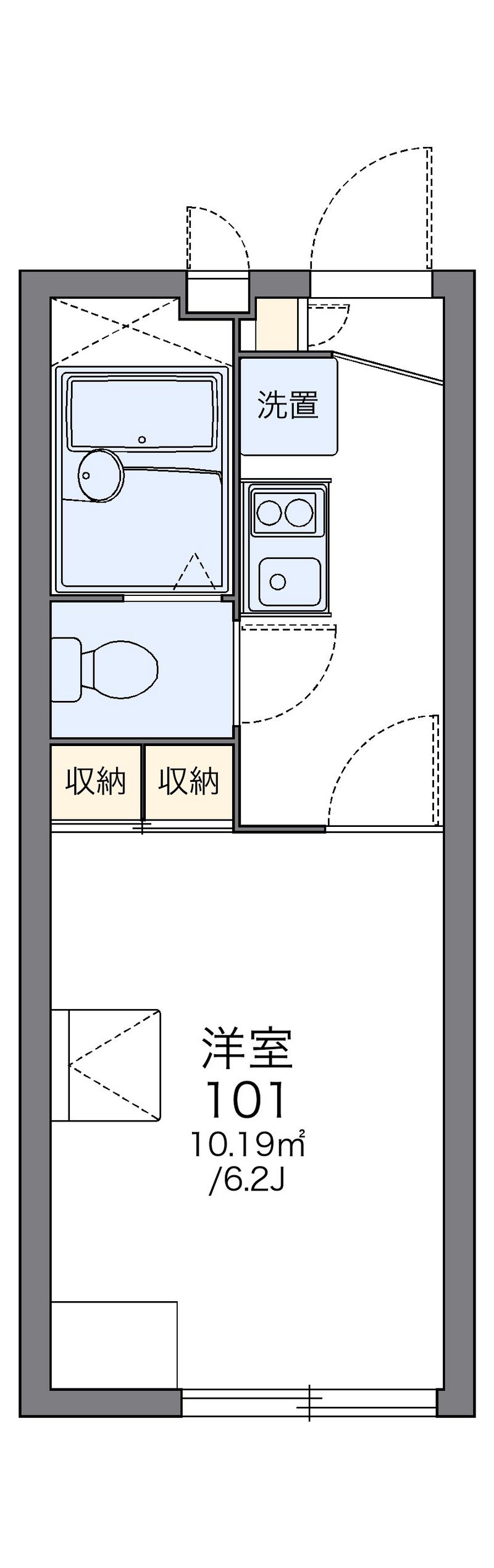 レオパレスＯｒｉｏｎ 間取図