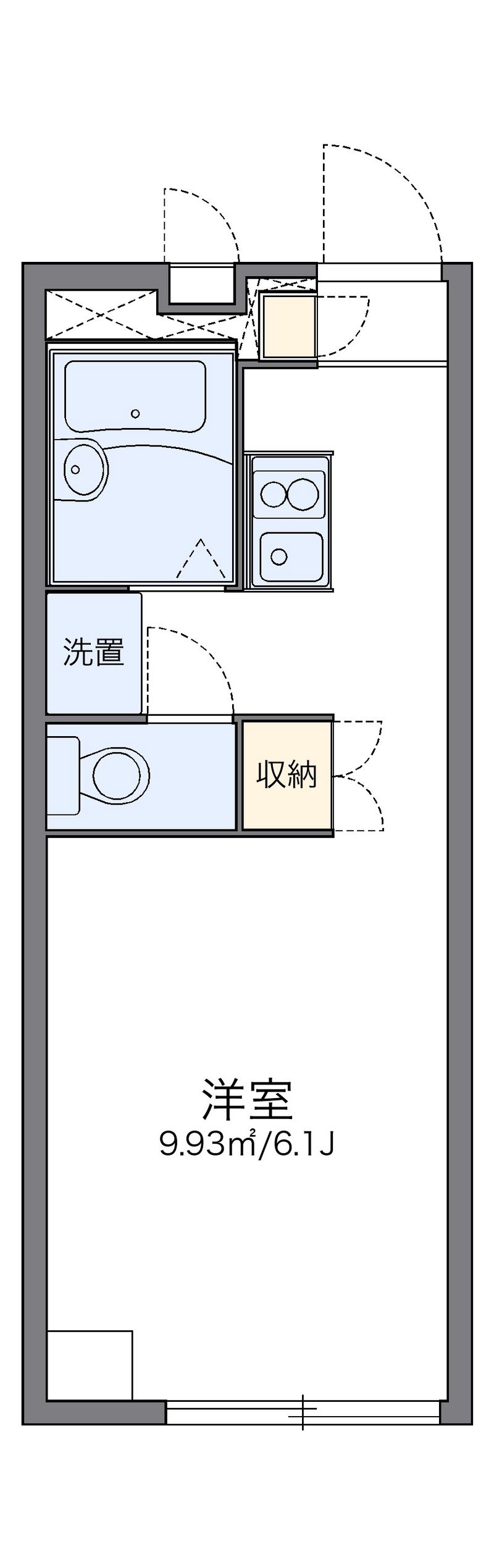 レオパレス片倉 間取図