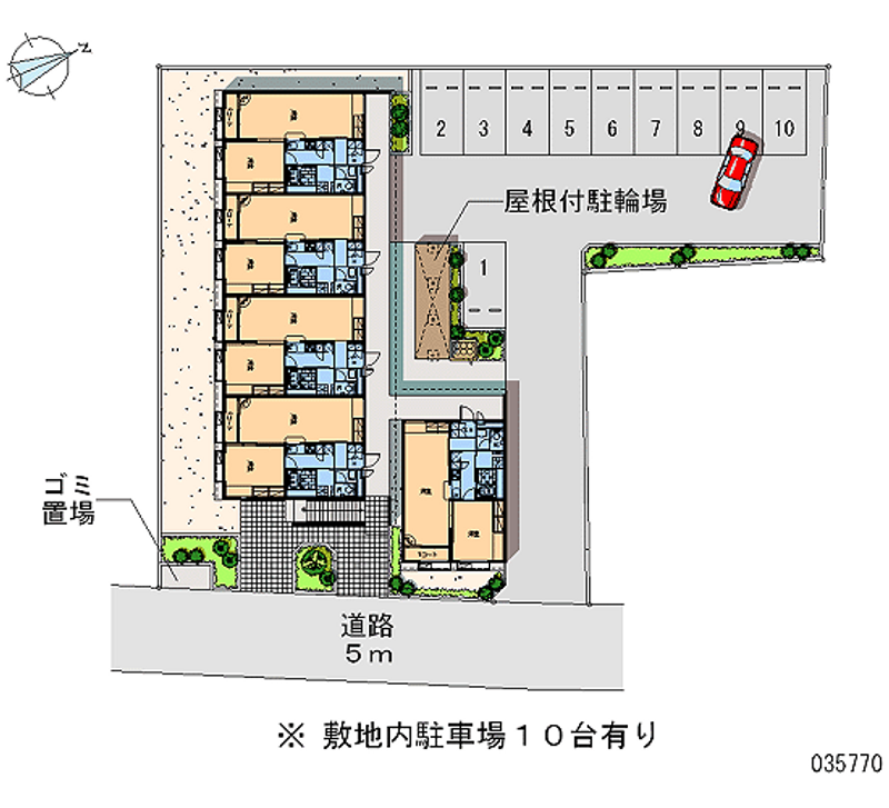 レオパレス柳澤 月極駐車場