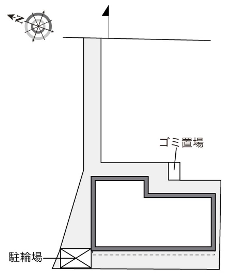 レオパレスクレスト御影 配置図