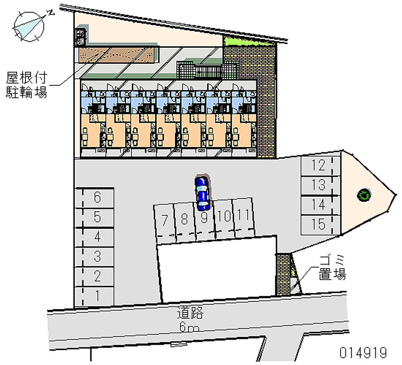 レオパレス戸坂中町 共用部分