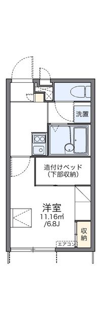 レオパレス嵯峨野 間取図