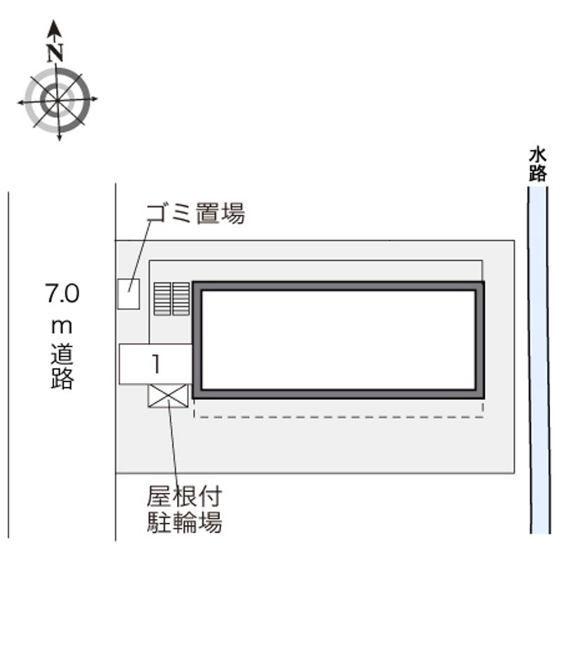 レオパレスグレンツェⅢ 配置図