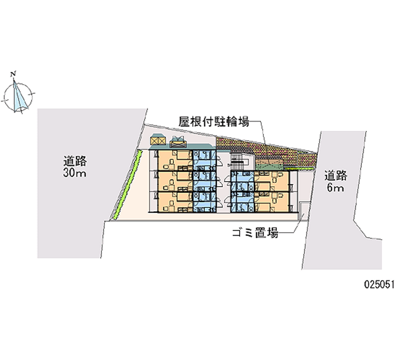 レオパレスエアポートビュー 区画図