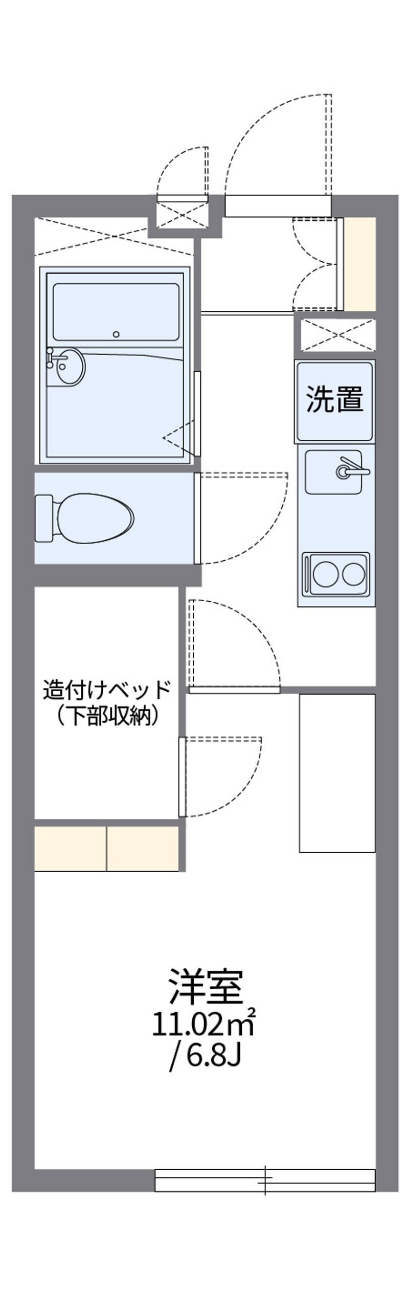 レオパレスプリマベーラ荻窪 間取図