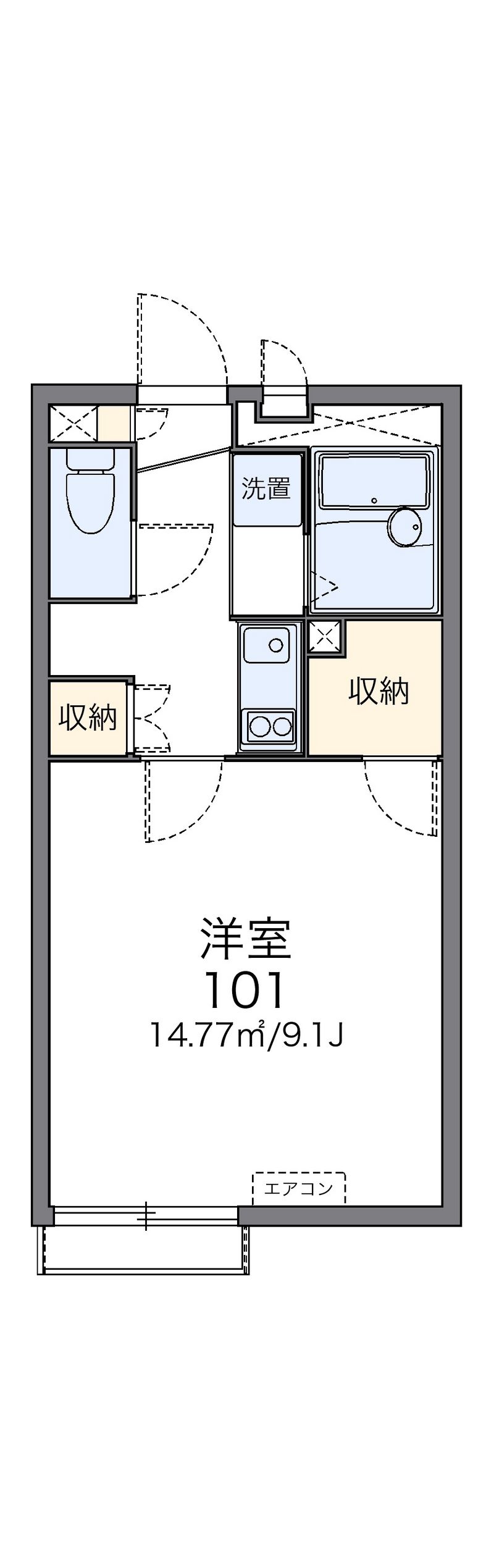 レオネクストサンテラス 間取図