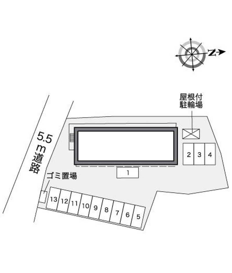 レオパレスグリーン 配置図