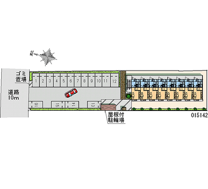 レオパレスＧｒｅｅｎ 月極駐車場