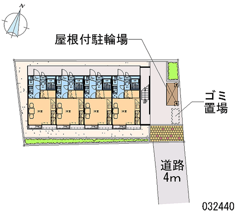 レオパレス上福岡 区画図