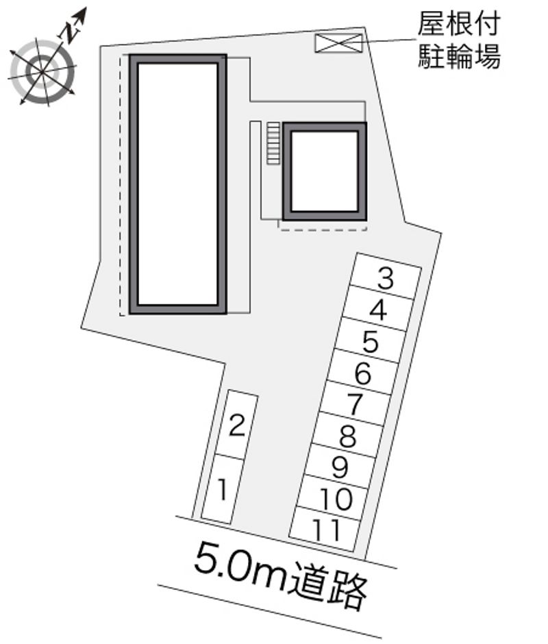 レオパレスアクシスⅡ 配置図