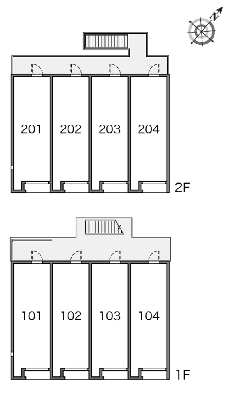 レオネクスト社ノ木 間取配置図
