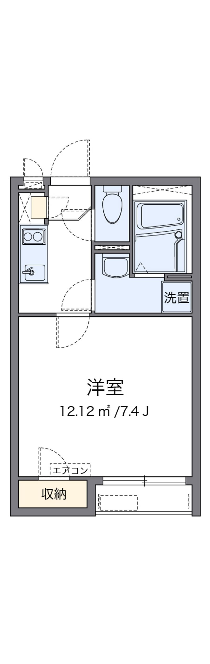クレイノアウトゥンノ 間取図