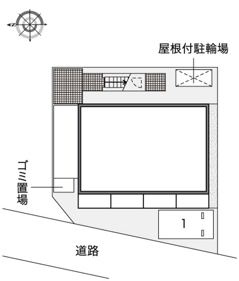 レオパレスプチパレＫ 配置図