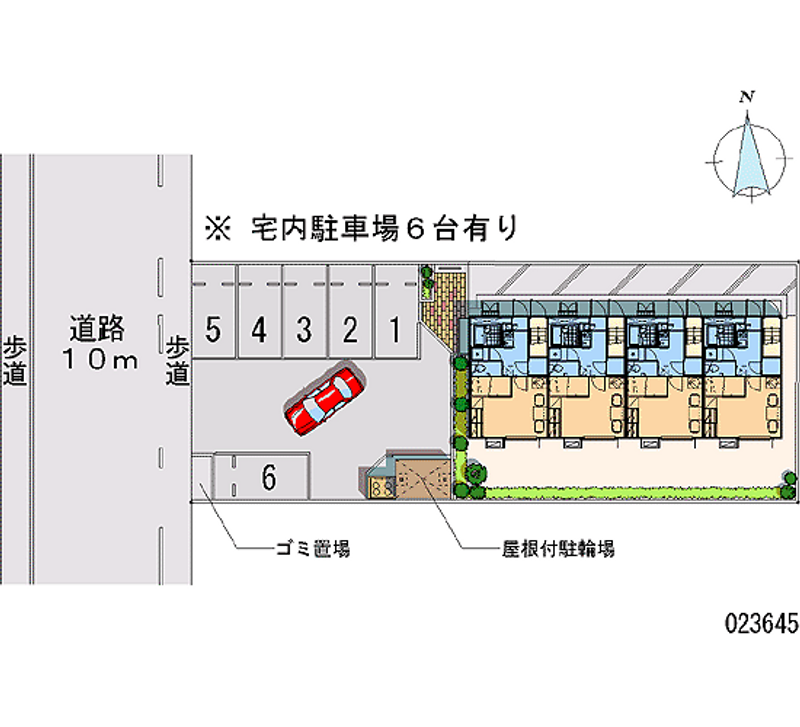 レオパレス向日葵 月極駐車場