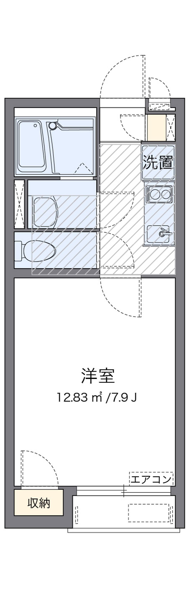 レオネクストカーサボナール 間取図