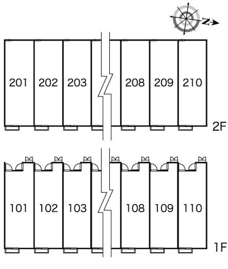 レオパレスミリオン 間取り配置図