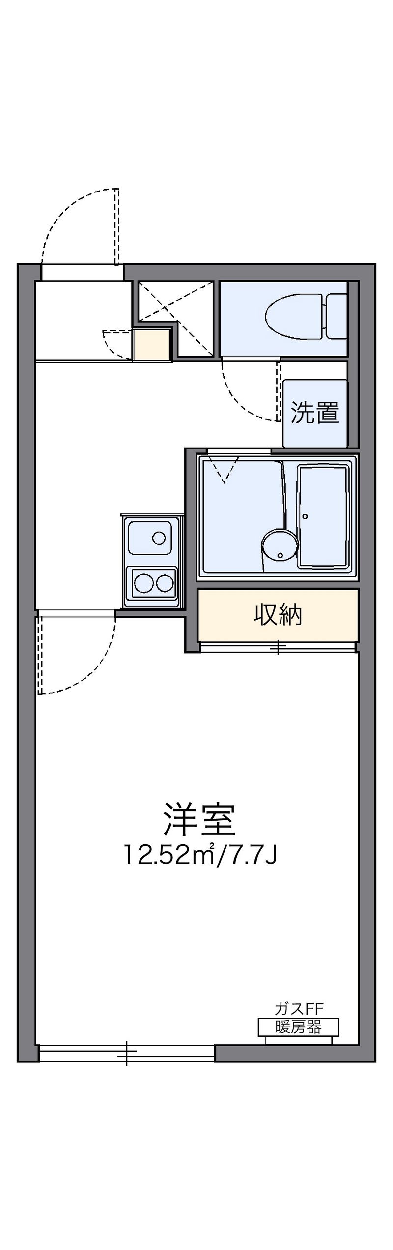 レオパレスＭＹＫ 間取図
