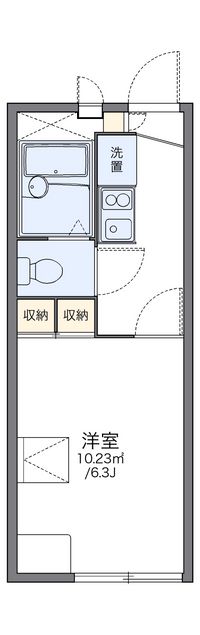 レオパレスベンデュール 間取り図