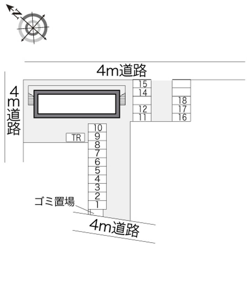 レオパレス桜ヶ丘 配置図