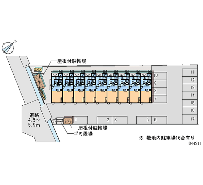 44211 bãi đậu xe hàng tháng