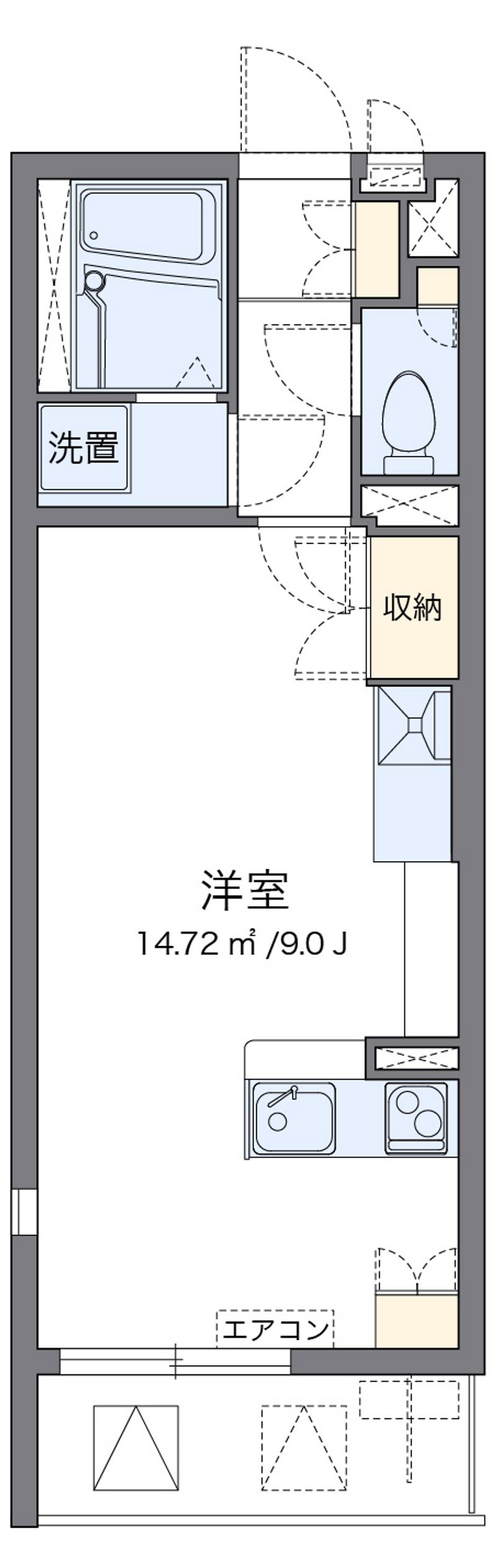 レオネクストコントワール御影弓場 間取図