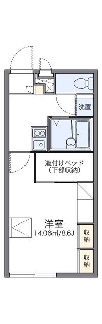 レオパレスセントレア 間取り図