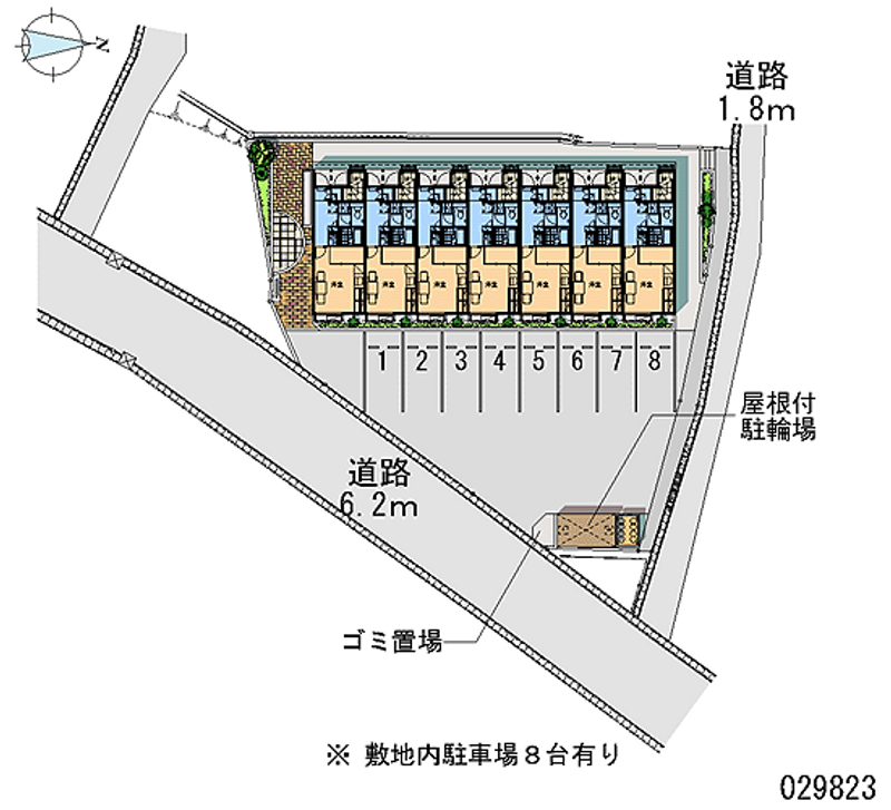 レオパレスサンパーク富士松 月極駐車場