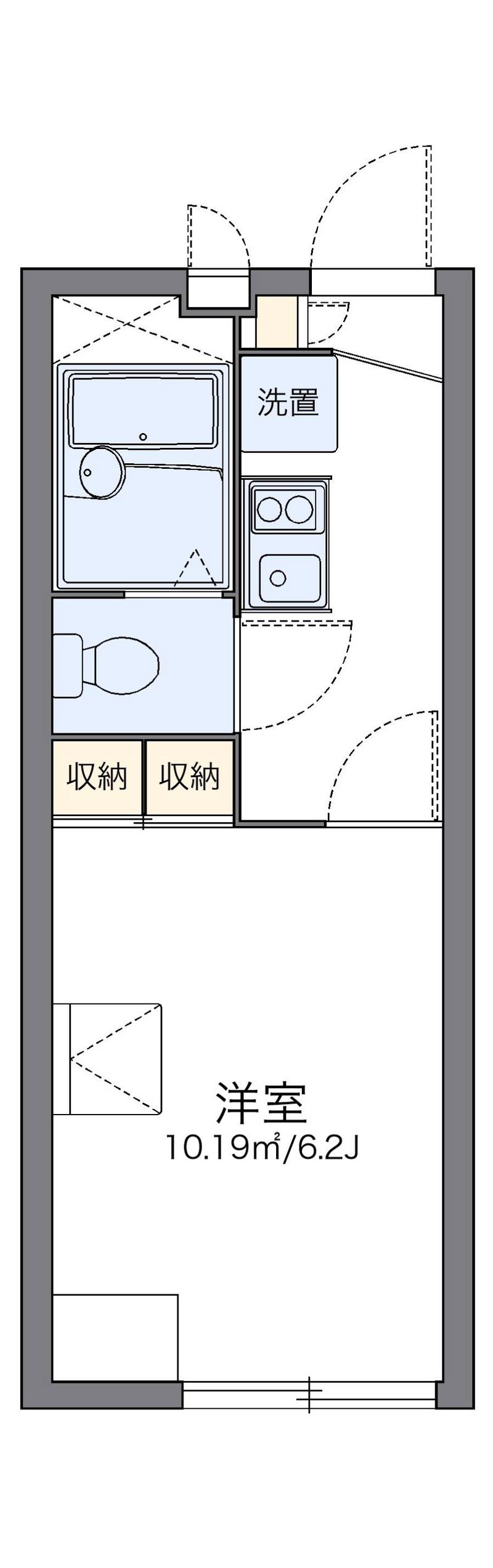 レオパレスユーアイ 間取図