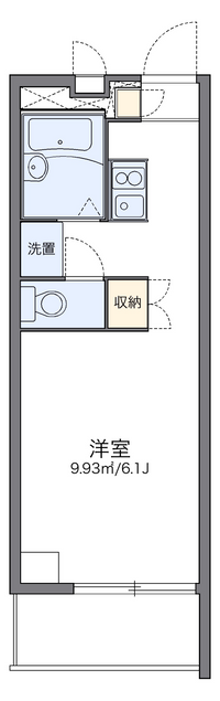 レオパレス片倉 間取り図