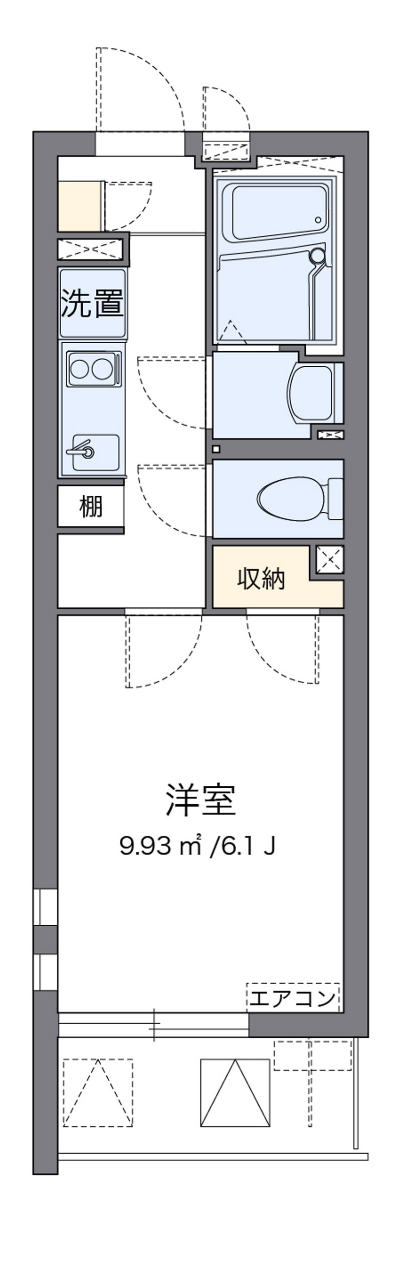 クレイノ太閤通 間取図