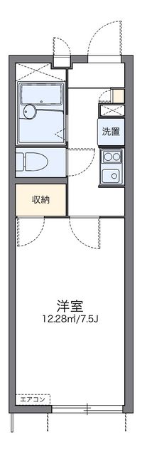 レオパレスコンフォートガーデン 間取り図