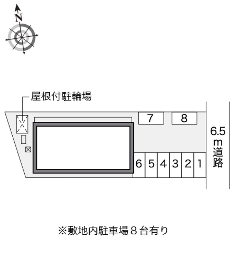 レオパレスＷＥＳＴ　Ｓｔａｒ 駐車場
