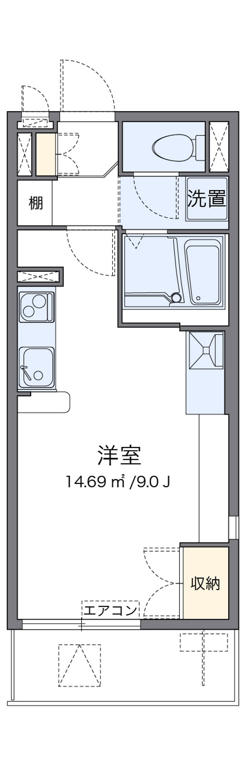 ミランダばうレジデンス湘南 間取図