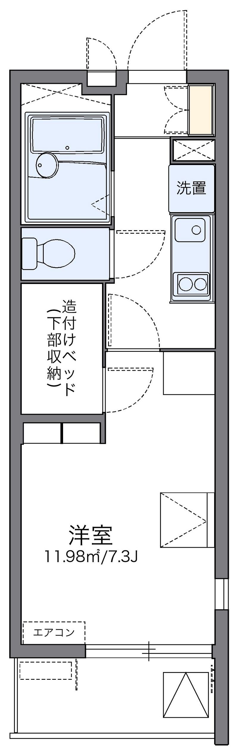 レオパレス扇 間取り