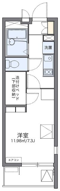 レオパレス扇 間取り図