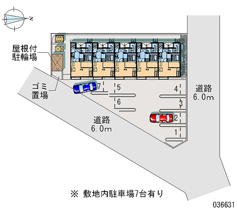 レオパレスあすなろ 月極駐車場