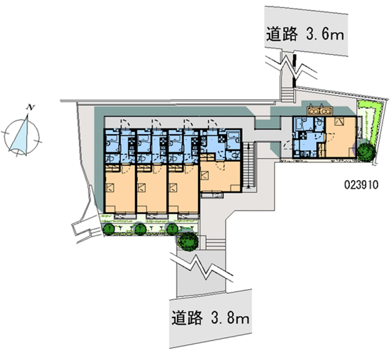 レオパレスＰｕｒｅ　Ａｓａｈｉ 区画図