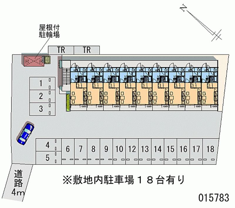 レオパレスやまぶき 月極駐車場