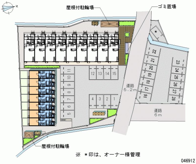 レオネクストオ　モンターニュＢ 月極駐車場