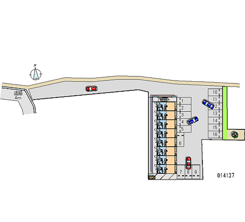 14137 Monthly parking lot