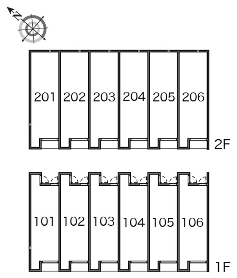 レオネクストリヴェール 間取配置図